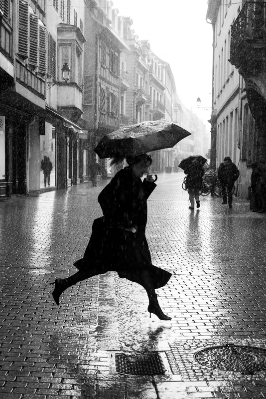 Sous la pluie Tirage 20X30 série limitée à 20 exemplaires : 150 euros